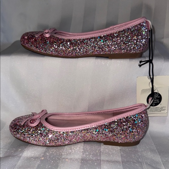 George Sparkling Pink Ballet Flats Kids Girls Size 13 - Picture 7 of 9
